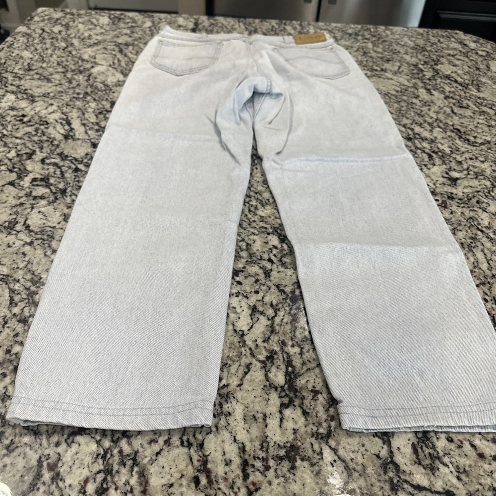 VTG 80s Mr. Lee Denim Mom Jeans Light Wash High Waist USA 32x28 - Picture 9 of 11